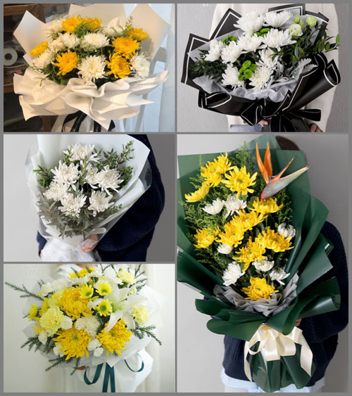 广东梅州市兴宁市刁坊镇新光村白事花束代送